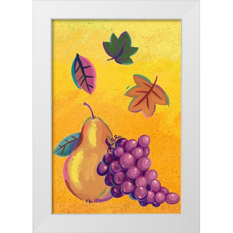 Graphic Cornucopia II White Modern Wood Framed Art Print by Eisner, Viv