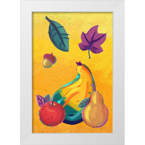 Graphic Cornucopia III White Modern Wood Framed Art Print by Eisner, Viv