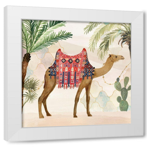 Meet me in Marrakech I White Modern Wood Framed Art Print by Borges, Victoria