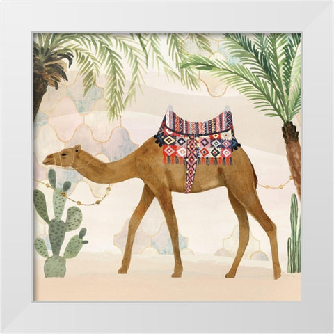 Meet me in Marrakech II White Modern Wood Framed Art Print by Borges, Victoria