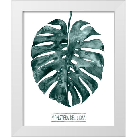 Gemstone Tropicale II White Modern Wood Framed Art Print by Popp, Grace