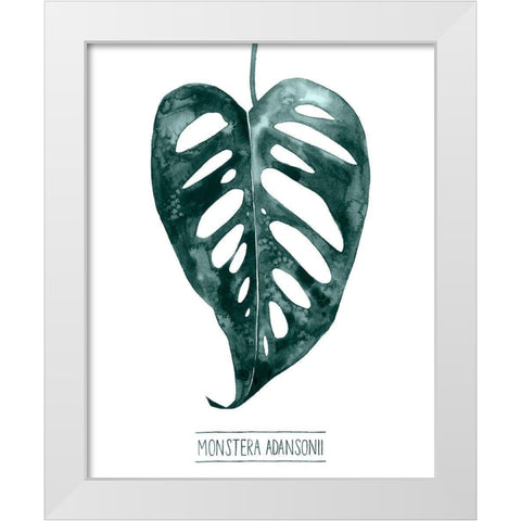 Gemstone Tropicale III White Modern Wood Framed Art Print by Popp, Grace