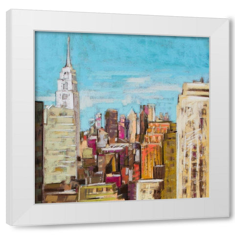 City Color I White Modern Wood Framed Art Print by Gardner, Jennifer
