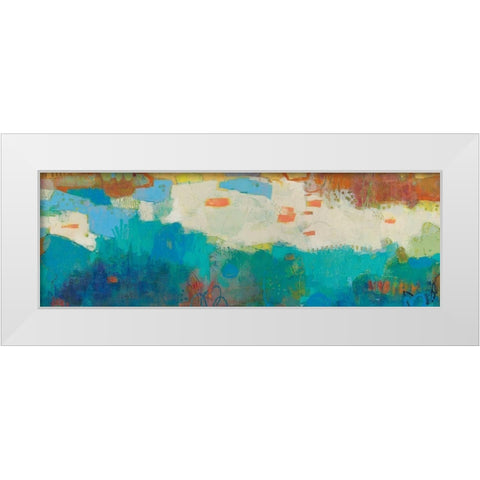 Elysium I White Modern Wood Framed Art Print by Jachimiec, Sue