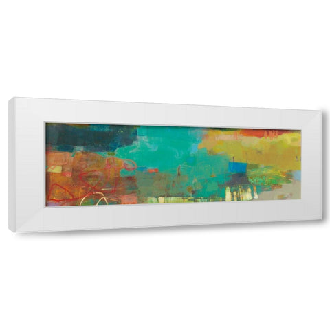 Elysium II White Modern Wood Framed Art Print by Jachimiec, Sue