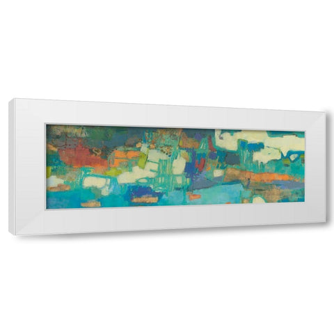 Elysium III White Modern Wood Framed Art Print by Jachimiec, Sue