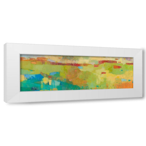 Elysium IV White Modern Wood Framed Art Print by Jachimiec, Sue