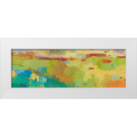 Elysium IV White Modern Wood Framed Art Print by Jachimiec, Sue