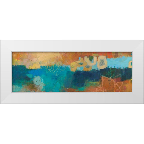 Elysium V White Modern Wood Framed Art Print by Jachimiec, Sue
