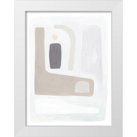 Opal Daydream I White Modern Wood Framed Art Print by Borges, Victoria