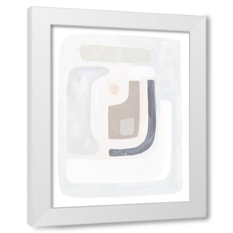 Opal Daydream II White Modern Wood Framed Art Print by Borges, Victoria