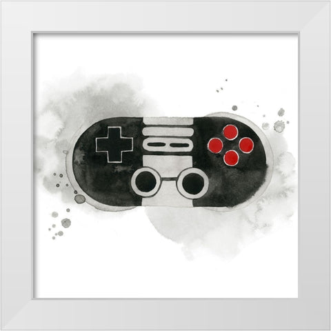 Gamer IV White Modern Wood Framed Art Print by Popp, Grace