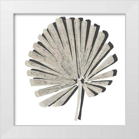 Cut Paper Palms VI White Modern Wood Framed Art Print by Vess, June Erica