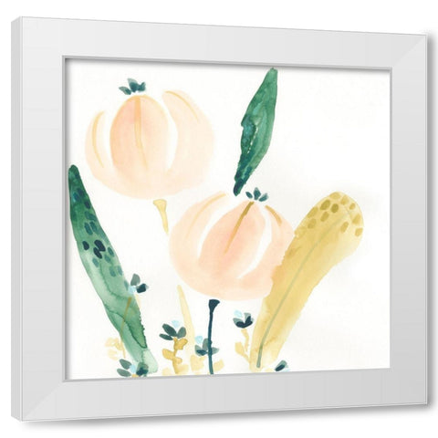 Garden Essence VIII White Modern Wood Framed Art Print by Vess, June Erica