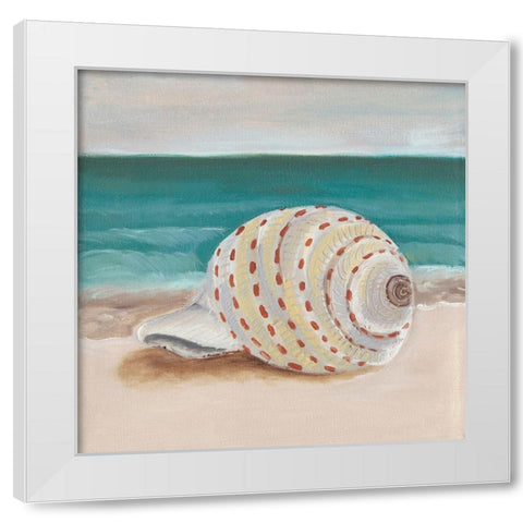 She Sells Seashells II White Modern Wood Framed Art Print by Ludwig, Alicia
