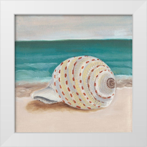 She Sells Seashells II White Modern Wood Framed Art Print by Ludwig, Alicia