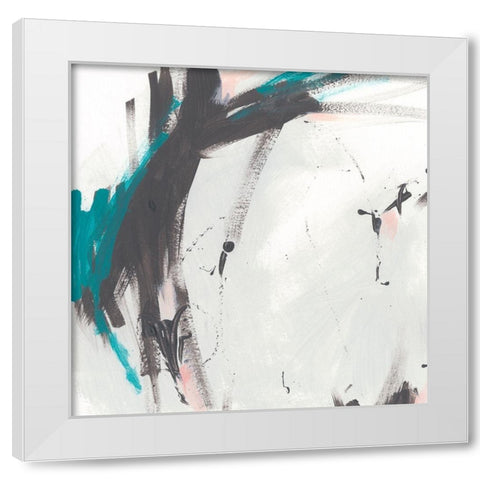 Extant III White Modern Wood Framed Art Print by Vess, June Erica