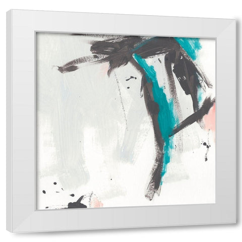 Extant IV White Modern Wood Framed Art Print by Vess, June Erica