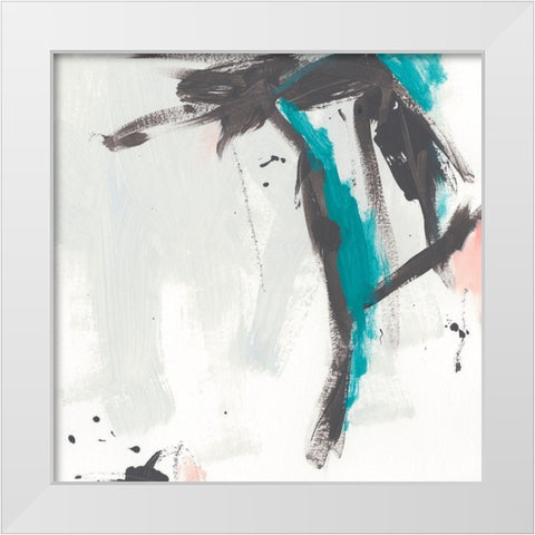 Extant IV White Modern Wood Framed Art Print by Vess, June Erica