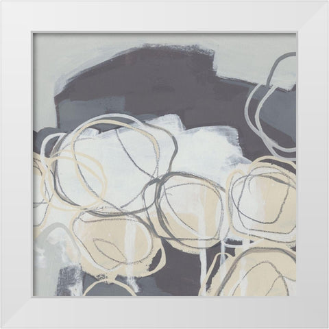 Granite Rose III White Modern Wood Framed Art Print by Vess, June Erica