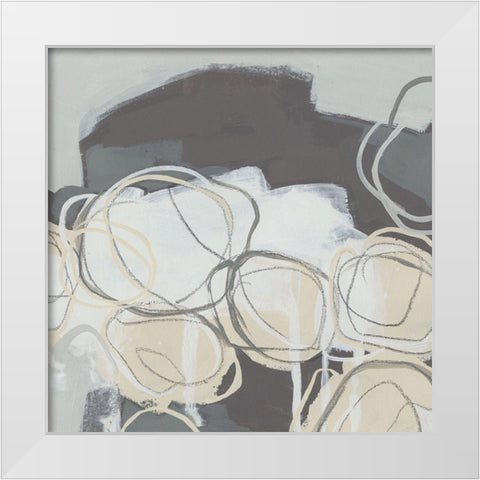 Granite Rose III White Modern Wood Framed Art Print by Vess, June Erica