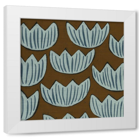 Cacao VIII White Modern Wood Framed Art Print by Zarris, Chariklia