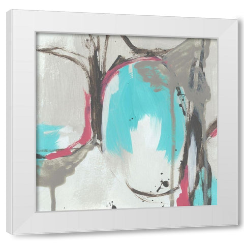 Vivant II White Modern Wood Framed Art Print by Vess, June Erica