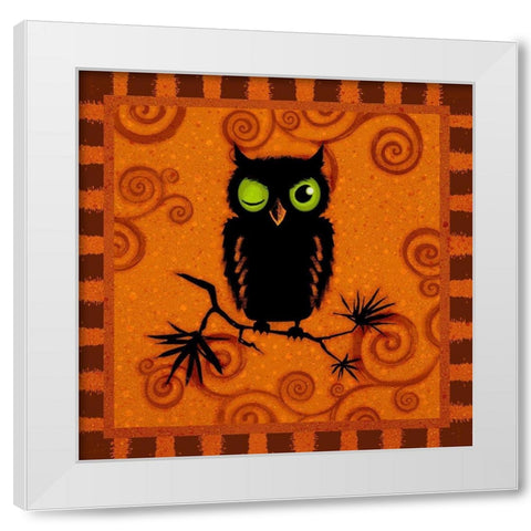 Spooktacular I White Modern Wood Framed Art Print by Eisner, Viv