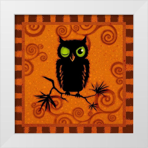 Spooktacular I White Modern Wood Framed Art Print by Eisner, Viv