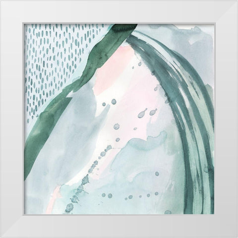 Pastel Scribe II White Modern Wood Framed Art Print by Popp, Grace