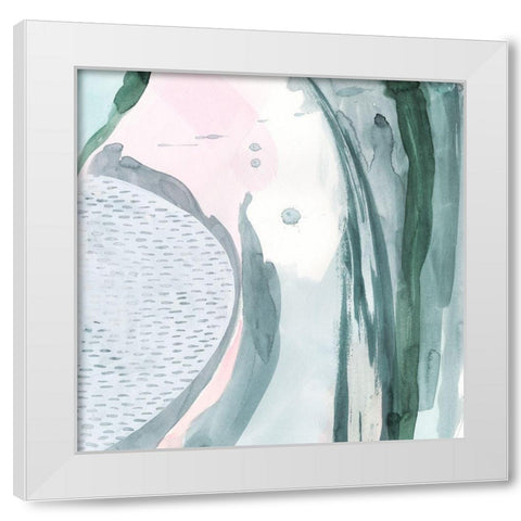 Pastel Scribe IV White Modern Wood Framed Art Print by Popp, Grace