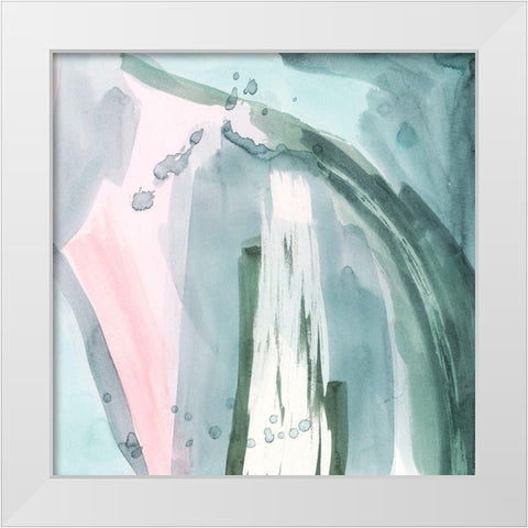 Pastel Scribe V White Modern Wood Framed Art Print by Popp, Grace