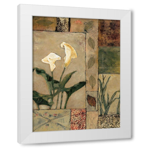 Natures Bounty I White Modern Wood Framed Art Print by Bagnato, Judi