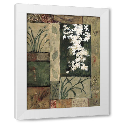 Natures Bounty II White Modern Wood Framed Art Print by Bagnato, Judi