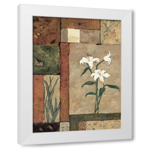 Natures Bounty III White Modern Wood Framed Art Print by Bagnato, Judi