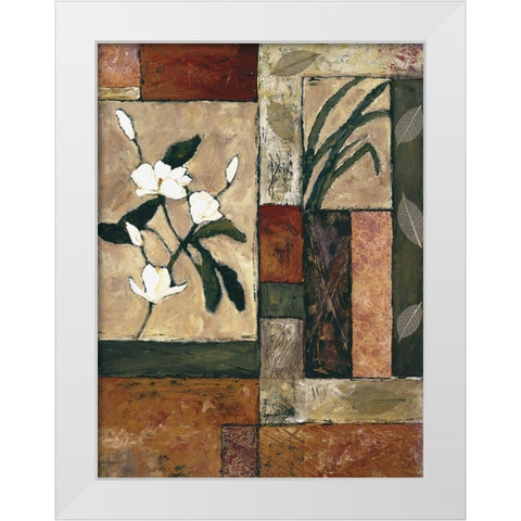 Natures Bounty IV White Modern Wood Framed Art Print by Bagnato, Judi