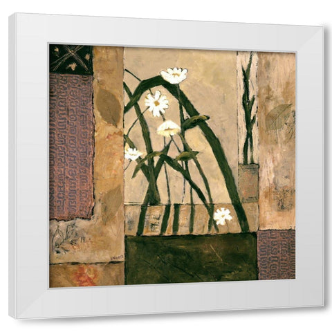 Natures Bounty V White Modern Wood Framed Art Print by Bagnato, Judi