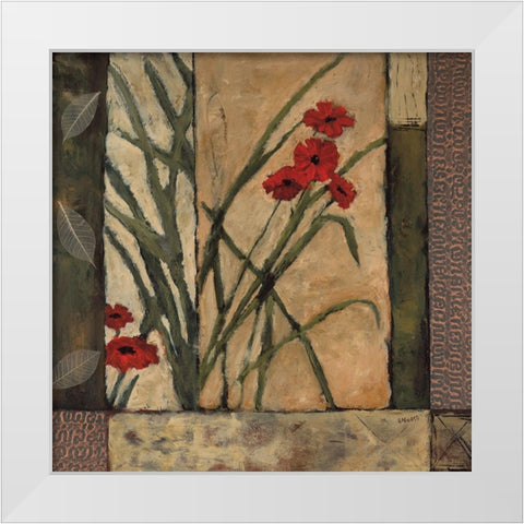 Natures Bounty VI White Modern Wood Framed Art Print by Bagnato, Judi