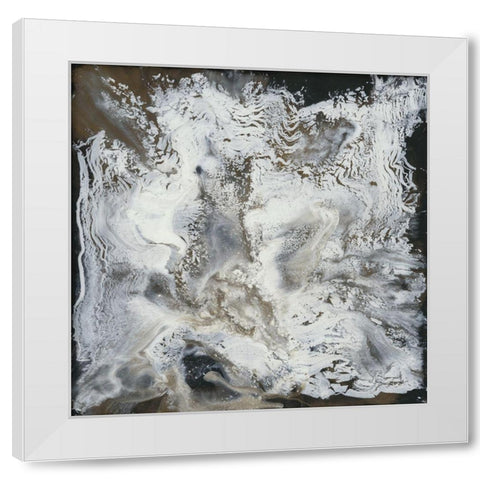 Transmutation I White Modern Wood Framed Art Print by Bramma, Lila