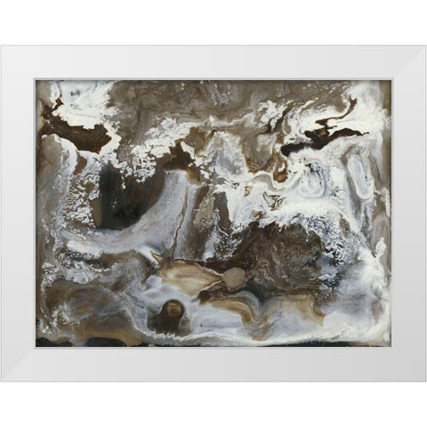Transmutation IV White Modern Wood Framed Art Print by Bramma, Lila