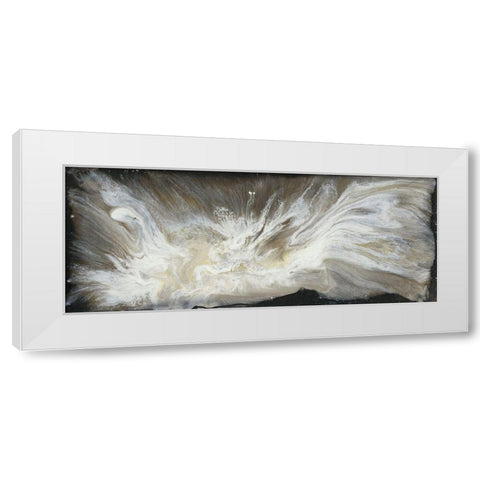 Transmutation VI White Modern Wood Framed Art Print by Bramma, Lila