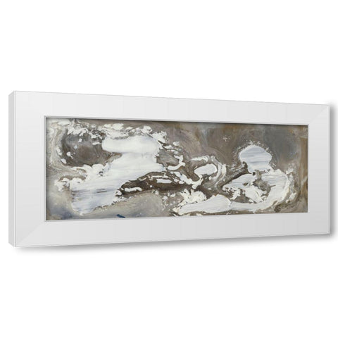 Transmutation VII White Modern Wood Framed Art Print by Bramma, Lila