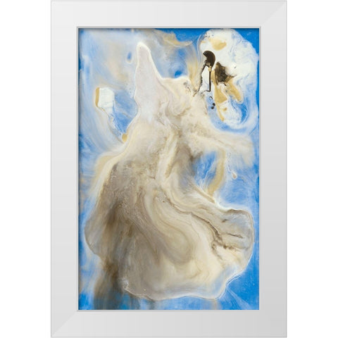 Oneness of All II White Modern Wood Framed Art Print by Bramma, Lila