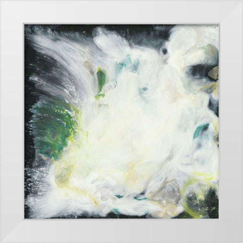 Ascension Abstract I White Modern Wood Framed Art Print by Bramma, Lila