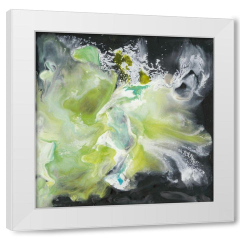 Ascension Abstract III White Modern Wood Framed Art Print by Bramma, Lila