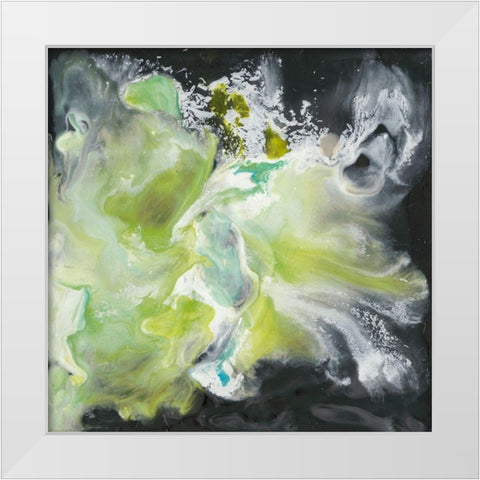 Ascension Abstract III White Modern Wood Framed Art Print by Bramma, Lila