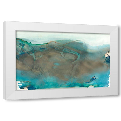 Align with Life I White Modern Wood Framed Art Print by Bramma, Lila