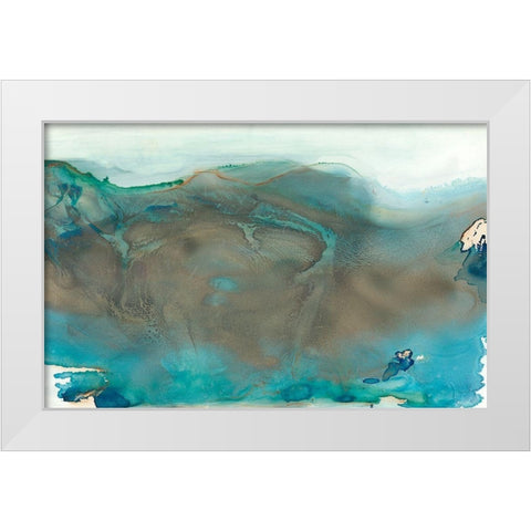Align with Life I White Modern Wood Framed Art Print by Bramma, Lila
