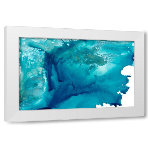 Align with Life V White Modern Wood Framed Art Print by Bramma, Lila