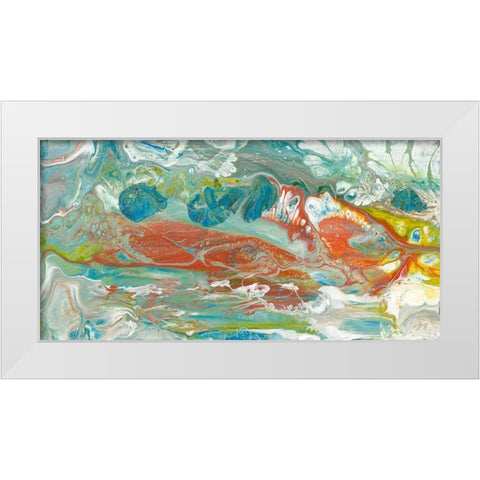Color of Life II White Modern Wood Framed Art Print by Bramma, Lila